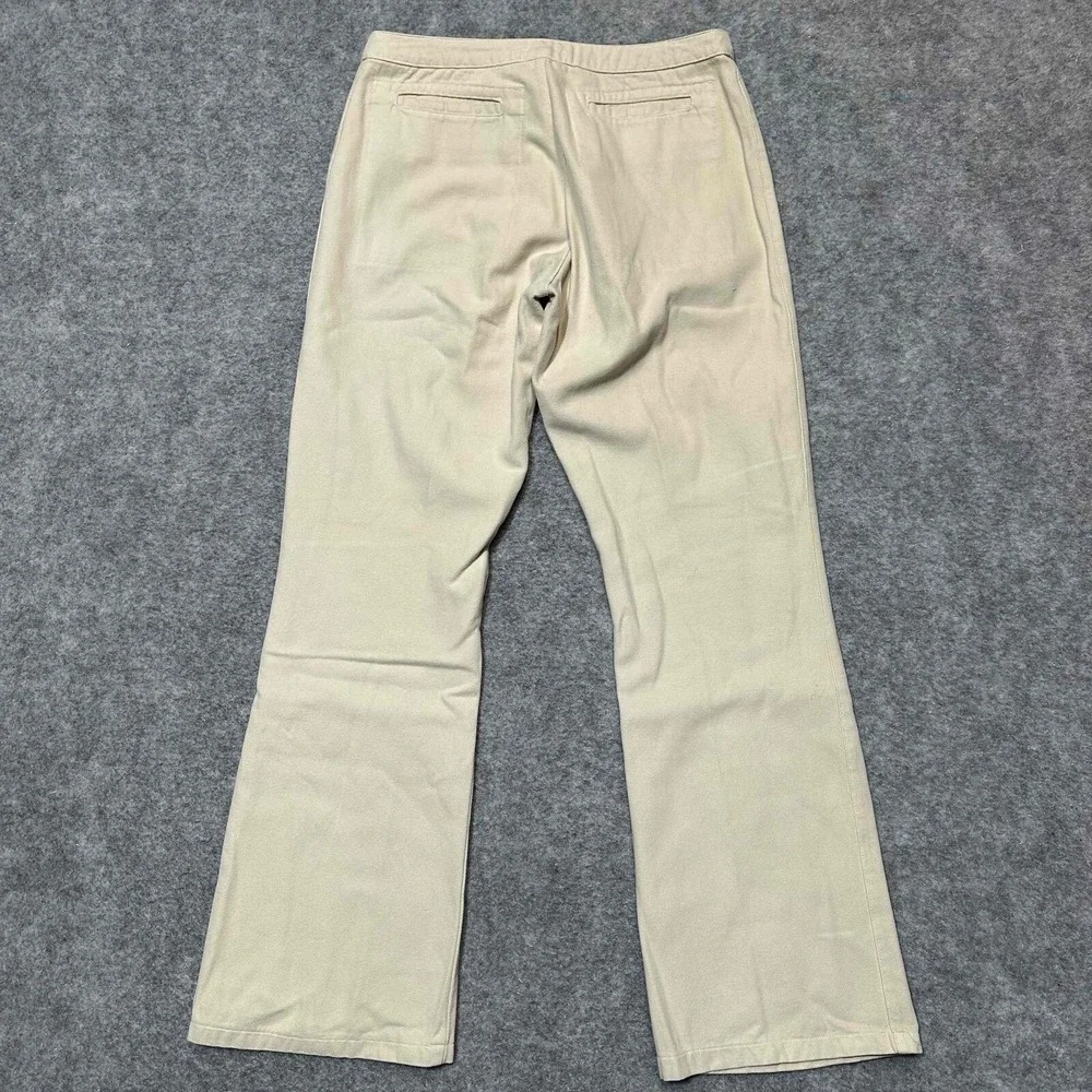 Kristensen Du Nord Flared Pants Women's Size 2 Beige‎ Yellow
